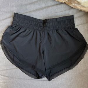 Lululemon Mesh Black Shorts, size 4